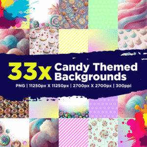 Candy themed backgrounds